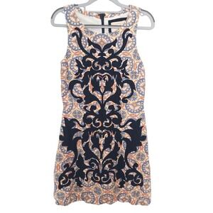 Anthropologie Vanessa  Virginia Dress 0 Linen Cottage‎ Core Embroidered Boho